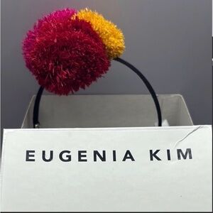 Eugenia Kim Pink & Yellow Pom Pom Headband